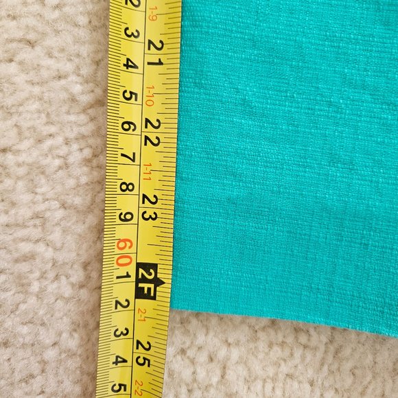 LOFT Teal Ankle Pants - Picture 8 of 8